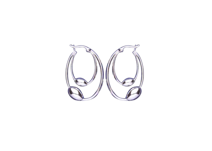 Rhodium Plated | Fashion Earrings